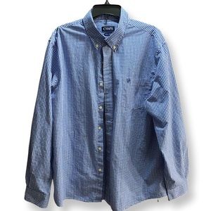 Chaps mens XXL dress button down shirt